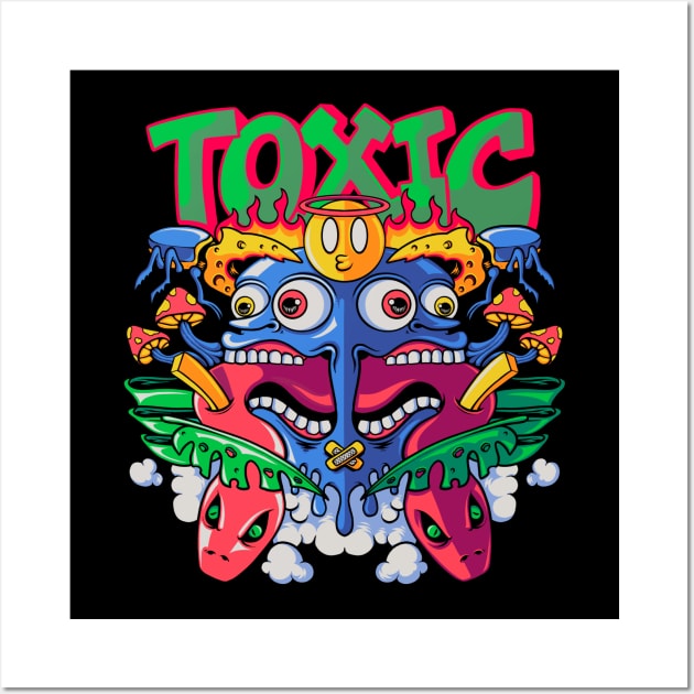 Toxic Wall Art by Forstration.std